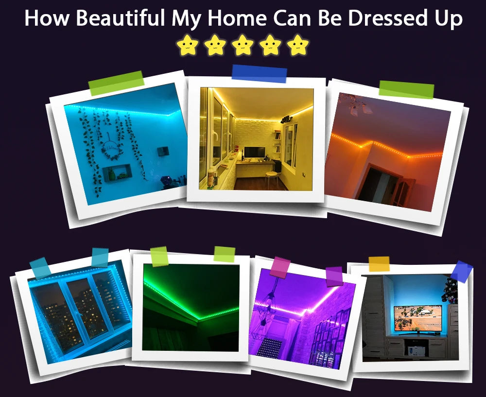 LED Strip Lights RGB 3535 - 5V 1M-30M