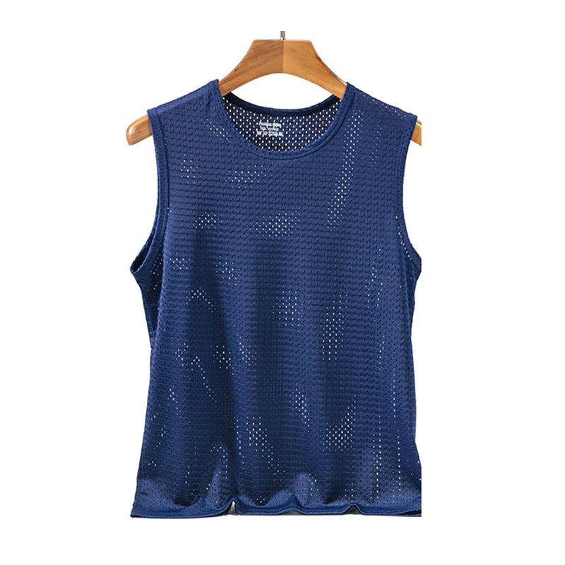 Men’s Sleeveless Mesh Top