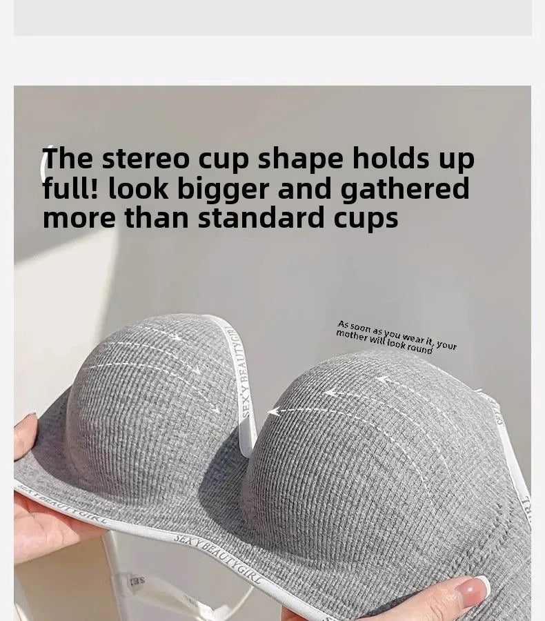 Sujetador push-up engrosado de 6 cm para pecho pequeño