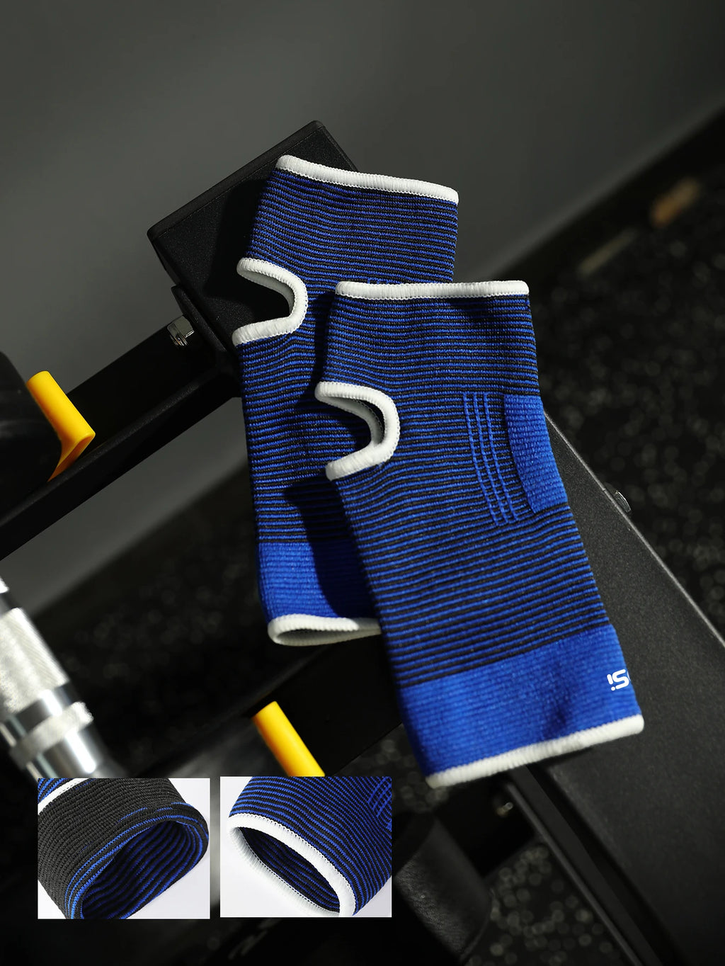 1 par de mangas de soporte de tobillo transpirables elásticas de talla única