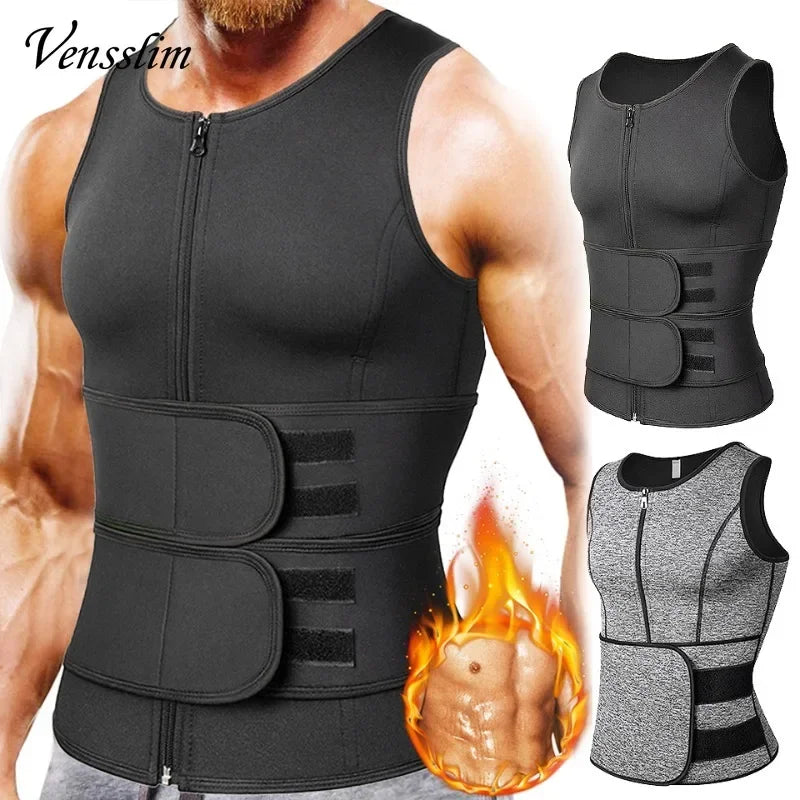 Vensslim Men Compression Shaper  Workout Tops