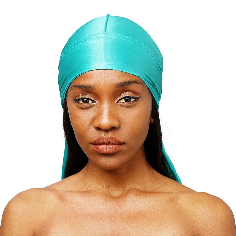 Unisex Silky Long Tail Durag
