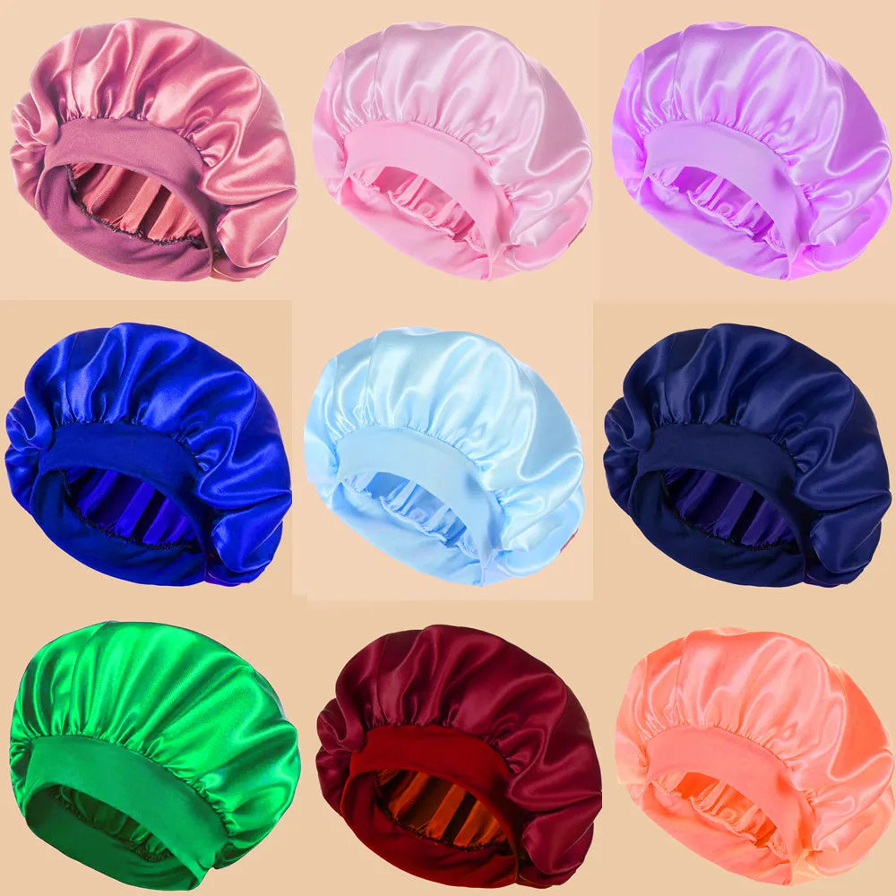 (1pc) Women’s Satin Shower Cap