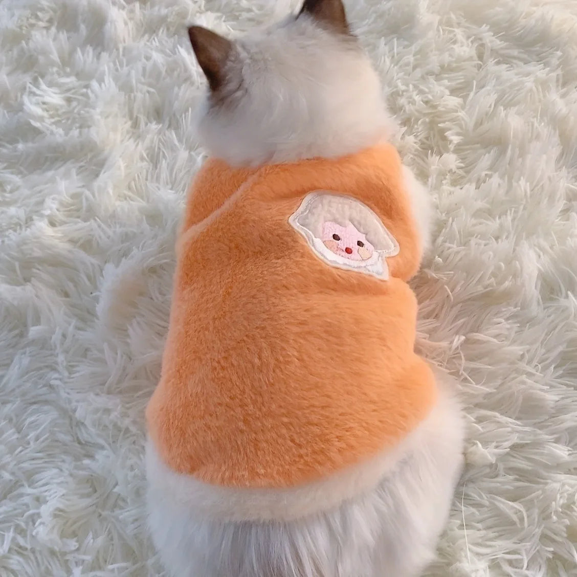 Warm Winter Pet Vest for Cats & Small Dogs
