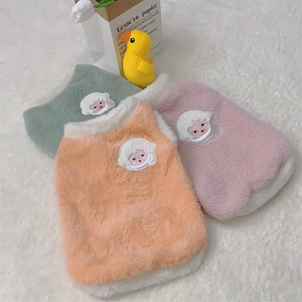 Warm Winter Pet Vest for Cats & Small Dogs
