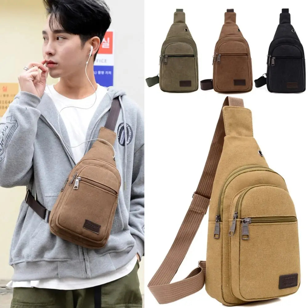 Men’s Canvas Sling Bag