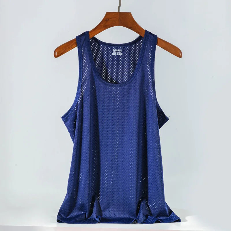 Men’s Sleeveless Mesh Top