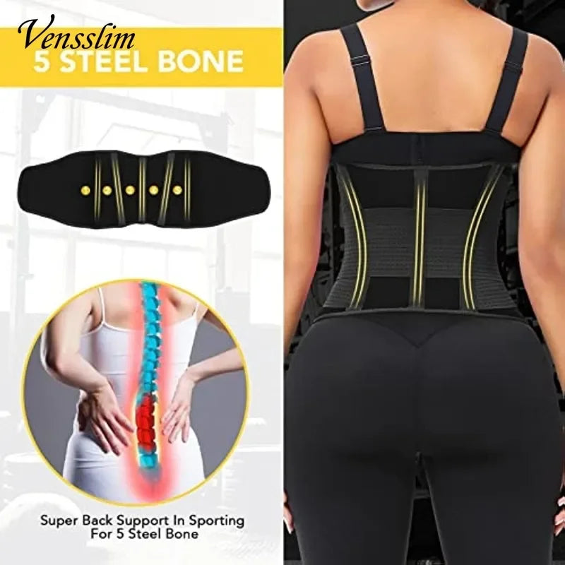 Women Sauna Waist Trainer & Abdomen Trimmer Belt