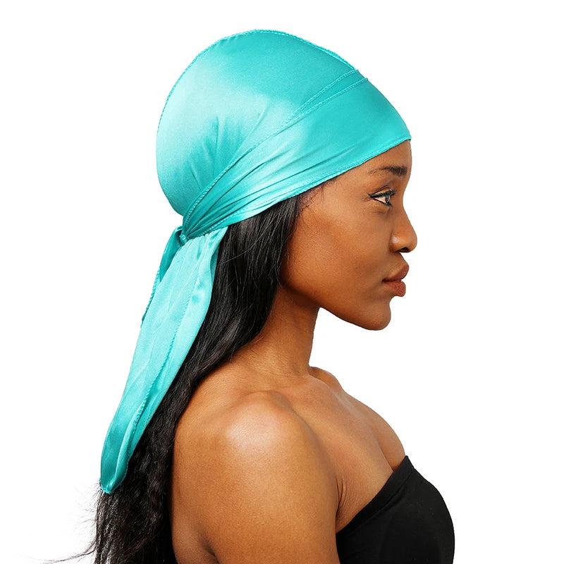 Unisex Silky Long Tail Durag
