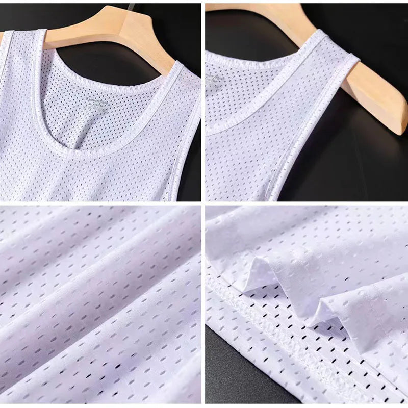 Men’s Sleeveless Mesh Top