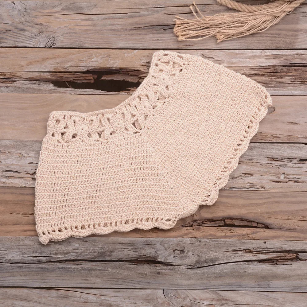 Sexy Hollow Out Hook Bikini Set