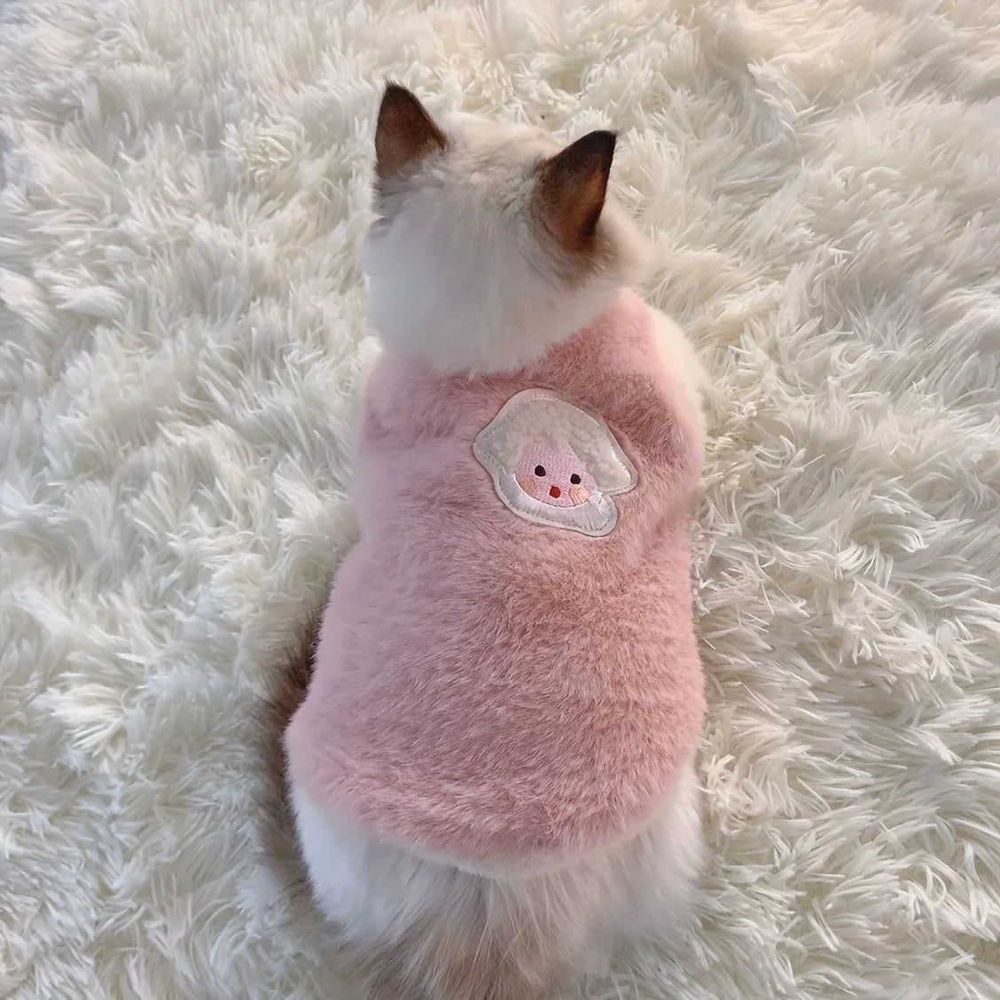 Warm Winter Pet Vest for Cats & Small Dogs