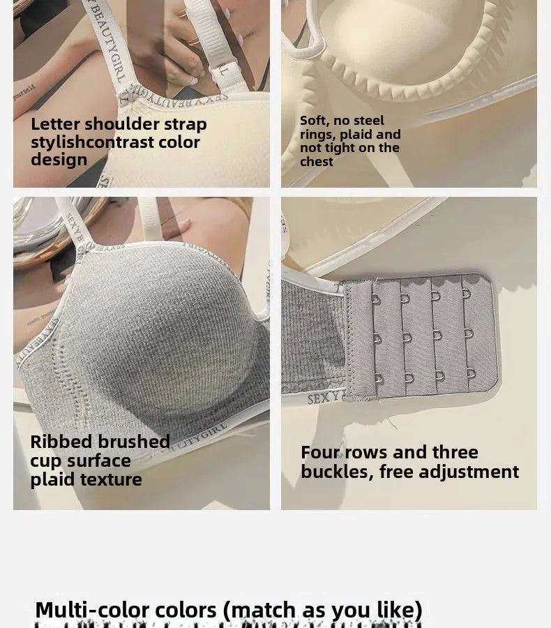 Sujetador push-up engrosado de 6 cm para pecho pequeño