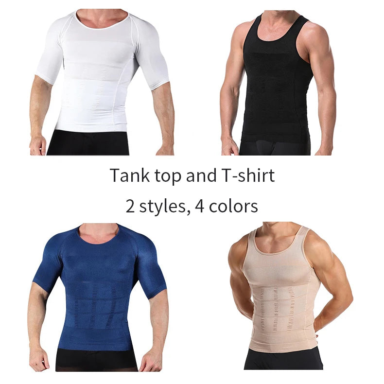 Men’s Compression Body Shaper Vest
