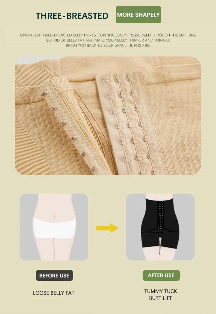 Women’s High-Waist Tummy Control Shapewear Shorts