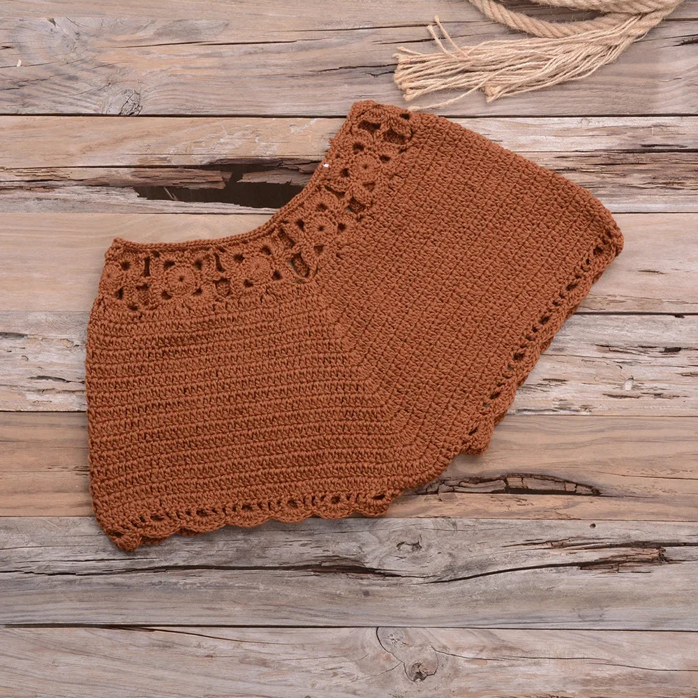 Sexy Hollow Out Hook Bikini Set