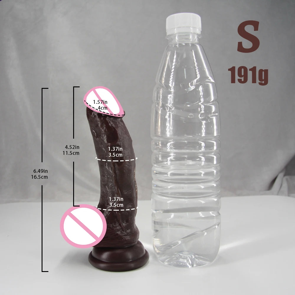 Realistic Long dildo Black