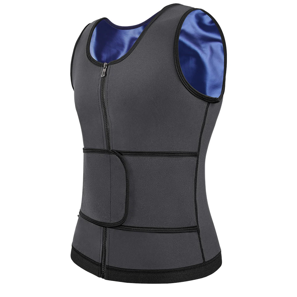 Vensslim Men Compression Shaper with Zipper Weight Loss