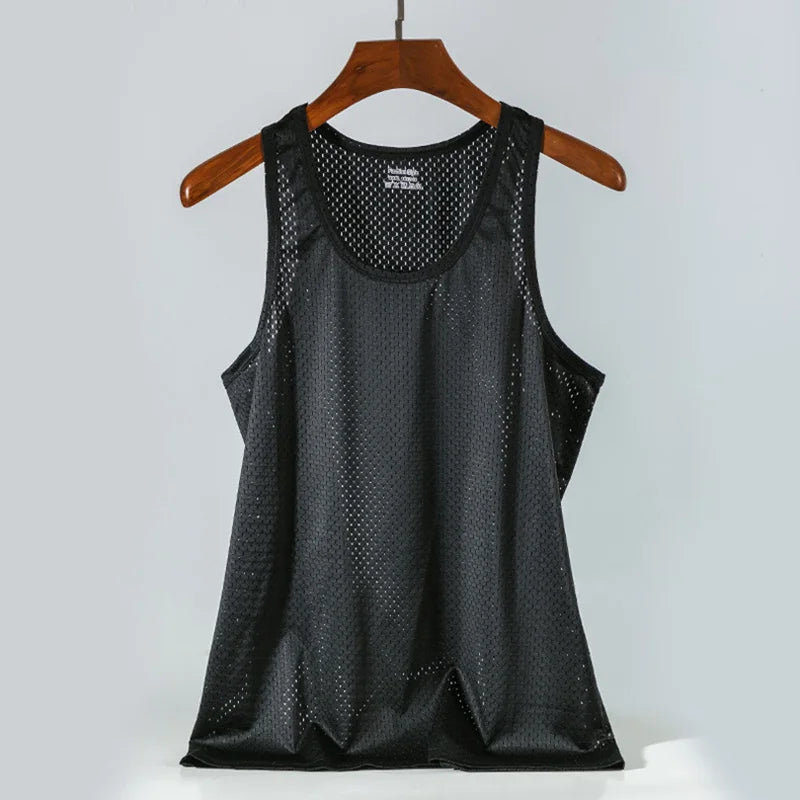 Men’s Sleeveless Mesh Top